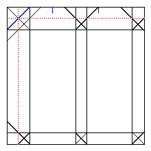 horizonal and vertical foldings asserted