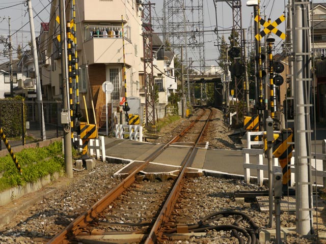 単線の西武多摩川線