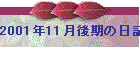2001N11̓L